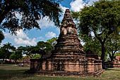 Ayutthaya, Thailand. Wat Phra Ram, One of several minor stupas in the southwest area of the temple. 